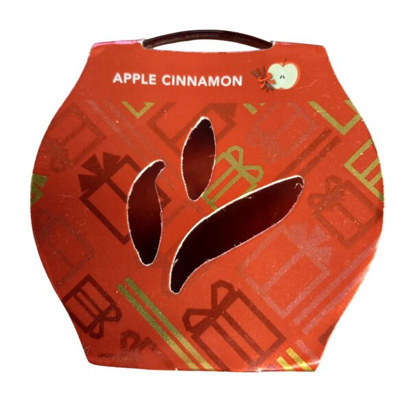 Glade Cherish Present Apple Cinnamon Scented votive Candle Winter Lot of 2 NEW - Picture 3 of 6